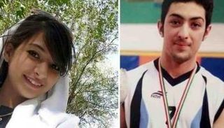 آرمان عبد العالي (يمين) وغزالة شكو (يسار)