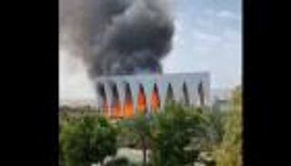 صور: حريق الجونة.. السيطرة على نيران اشتعلت بمقر إقامة المهرجان السينمائي في مصر