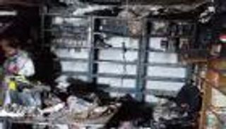 صور.. حريق كبير بأحد مستشفيات طهران