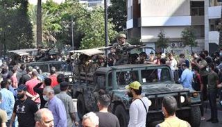 انتشار للجيش قرب قصر العدل في بيروت