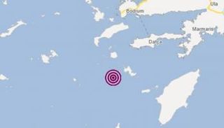 النقطة التي ضربها الزلزال