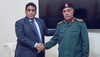 جانب من لقاء المنفي والناظوري