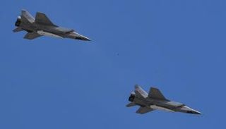 مقاتلتان روسيتان من طراز ميج 31 - أ.ف.ب