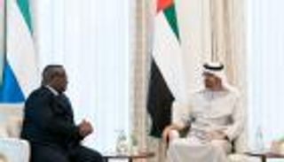 محمد بن زايد يبحث مع رئيس سيراليون تعزيز مصالح البلدين