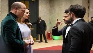 محمد صلاح مع الأمير ويليام دوق كامبريدج