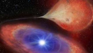 تصور فني لنظام القزم الأبيض الملفت للانتباه