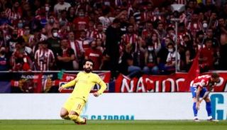 من مباراة أتلتيكو مدريد وليفربول