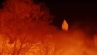 الصورة التي يقول صاحبها إنها لشبح