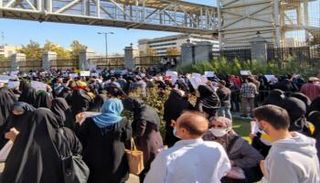 جانب من الاحتجاجات