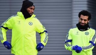 ديدييه دروجبا ومحمد صلاح