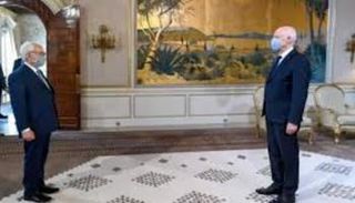 قيس سعيد وراشد الغنوشي (أرشيفية)