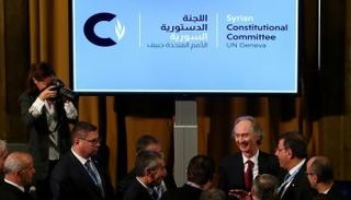 جانب من مناقشات سابقة بشأن الدستور السوري