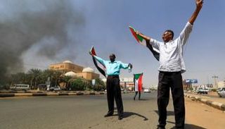 جانب من الاحتجاجات في الخرطوم- ا ف ب