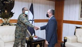 جانب من لقاء البرهان وفليتمان 