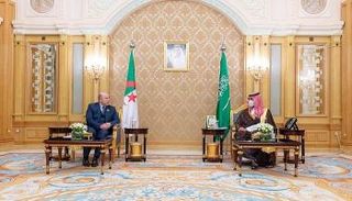 وزير المالية الجزائري خلال كلمته بقمة مبادرة الشرق الأوسط الأخضر