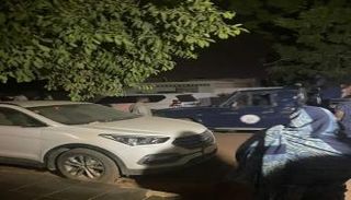 صورة متداولة لعربة شرطة أمام منزل وزير الصناعة