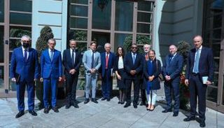 جانب من لقاء نائب رئيس الوزراء وزير الخارجية الإثيوبي 