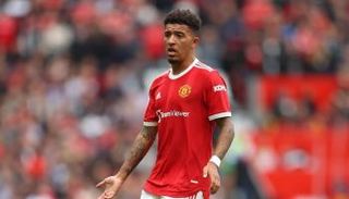 جادون سانشو لاعب مانشستر يونايتد