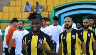 من مباراة المقاولون والشرقية للدخان في الدوري المصري