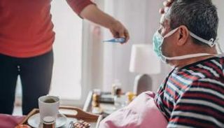 مريض بفيروس كورونا المستجد