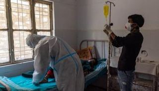 مستشفى لعلاج مرضى كورونا في الهند