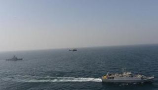 جانب من مناورات "درع الخليج -1" السابقة