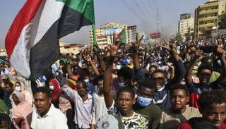 جانب من الاحتجاجات بالسودان - أ.ف.ب