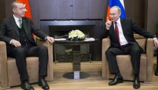 لقاء سابق بين الرئيسين الروسي والتركي