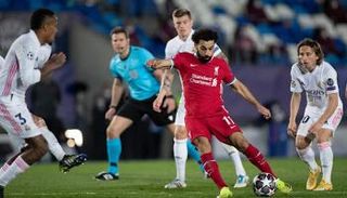 محمد صلاح ضد ريال مدريد العام الماضي