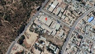 خارطة توضح موقع المصنع المتسهدف في مدينة مقلي بتجراي