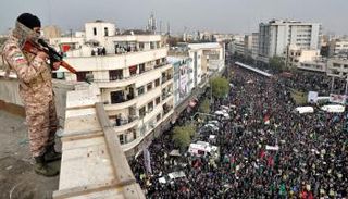 مشهد من احتجاجات 2019 بإيران- أرشيفية