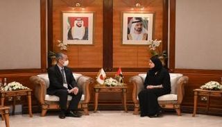 سارة الأميري ورئيس وكالة جاكسا