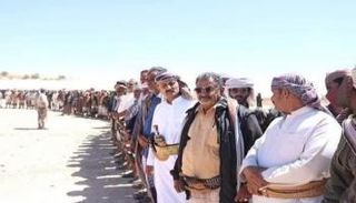 وقفة قبلية ضد إخوان اليمن والحوثي بشبوة - أرشيفية