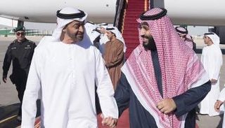 الشيخ محمد بن زايد آل نهيان والأميـر محمد بن سلمان بن عبدالعزيز - أرشيفية