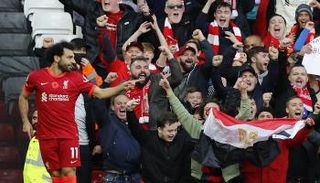 محمد صلاح نجم ليفربول ضد برايتون