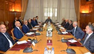 اجتماع اللجنة العسكرية 5+5 وأمين عام الجامعة العربية 