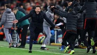 دييجو سيميوني مدرب أتلتيكو مدريد ضد ليفربول