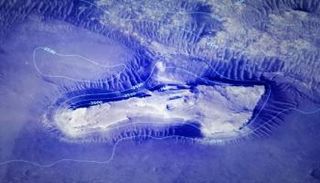 الخريطة تظهر بقعة مشابهة لخريطة لبنان