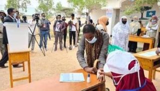 مركز اقتراع في ولاية بونتلاند بانتخابات سابقة