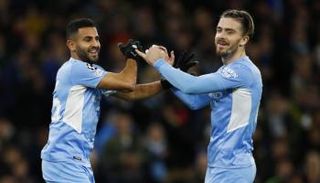 رياض محرز لاعب مانشستر سيتي الإنجليزي