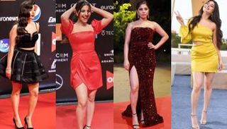 مجموعة من إطلالات مايان في الجونة