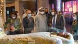 ولي عهد أبوظبي يشيد بالجناح المصري في إكسبو 2020 دبي