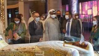 ولي عهد أبوظبي يزور الجناح المصري بمعرض إكسبو 2020 دبى