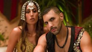 دينا الشربيني مع حسن أبو الروس