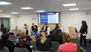 جانب من عرض مبادرة السعودية في مؤتمر الأمم المتحدة للمناخ COP26