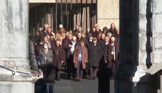 جانب من تجمع الأساقفة والمصلين الفرنسيين 