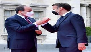 الرئيس المصري والفرنسي