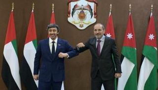 الشيخ عبدالله بن زايد آل نهيان ونظيره الأردني