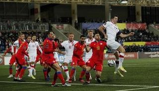من مباراة أندورا وبولندا في تصفيات كأس العالم أوروبا