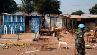 جندي من قوات حفظ السلام بأفريقيا الوسطى- أرشيفية